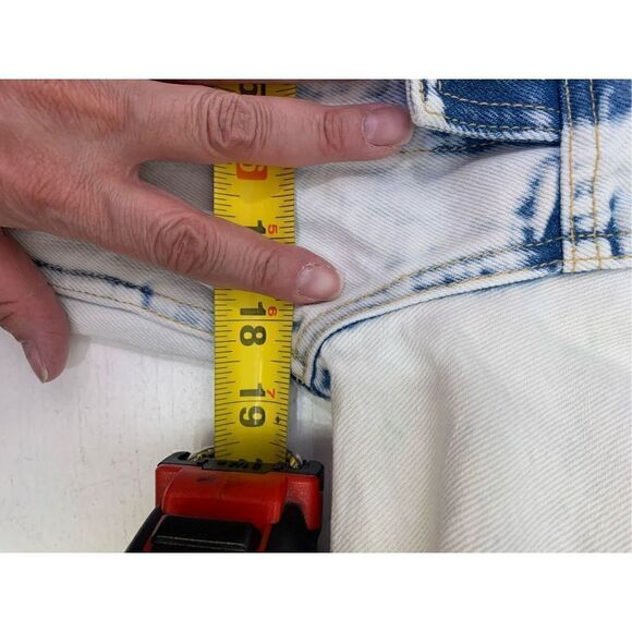 Bardot Oversize Tie Dye Denim Jacket Size 4 - Picture 14 of 15